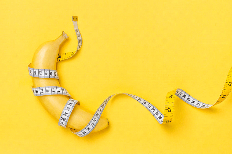 The average penis size is erected - 13.12 cm