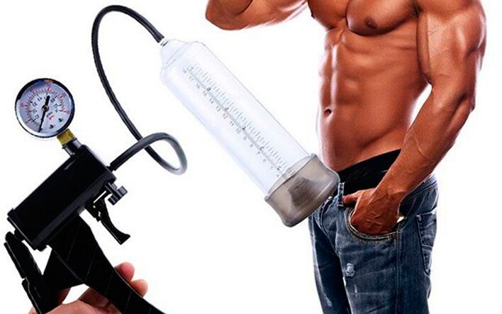 Empty pump to increase a member