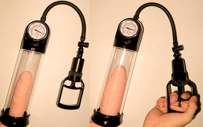 The results of the use of the pump