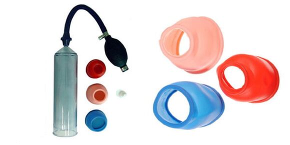 The vacuum pump is equipped with sealing connections