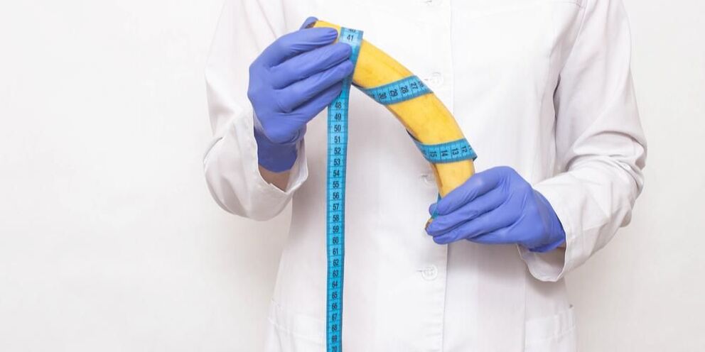 a banana in a centimeter symbolizes a penis enlarged with soda